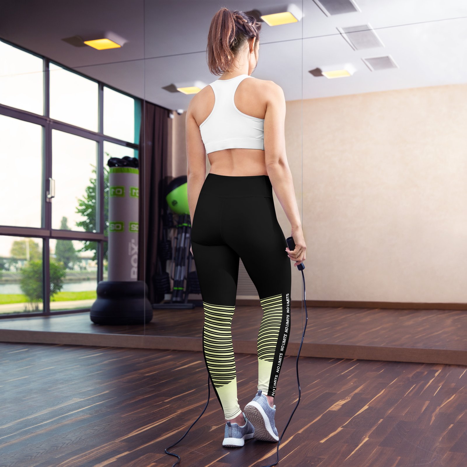 No Limits Light Green Sports Yoga Pant - Image 4