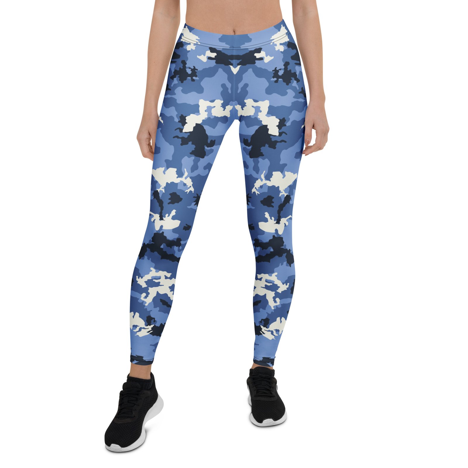 Blue Camo Leggings