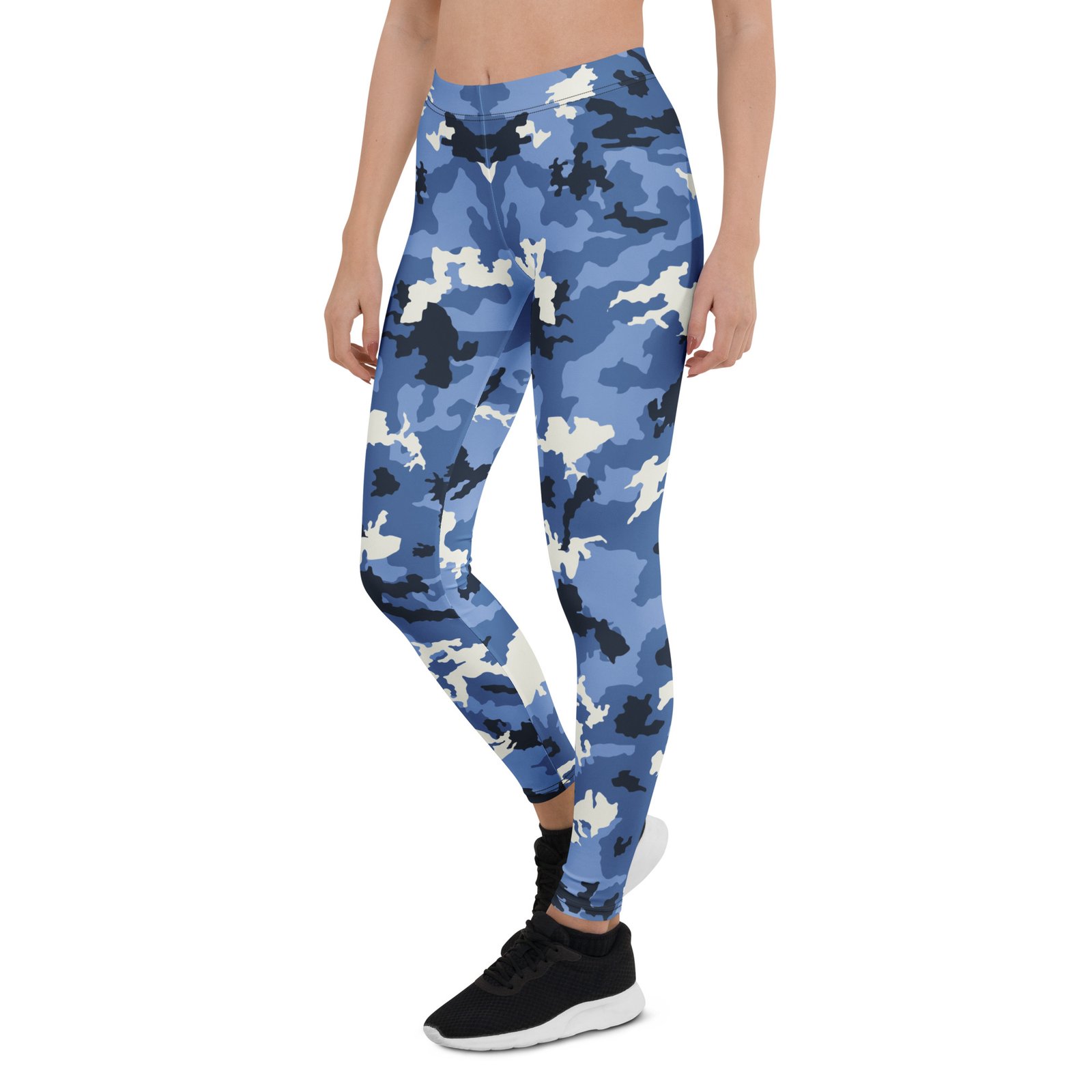 Blue Camo Leggings