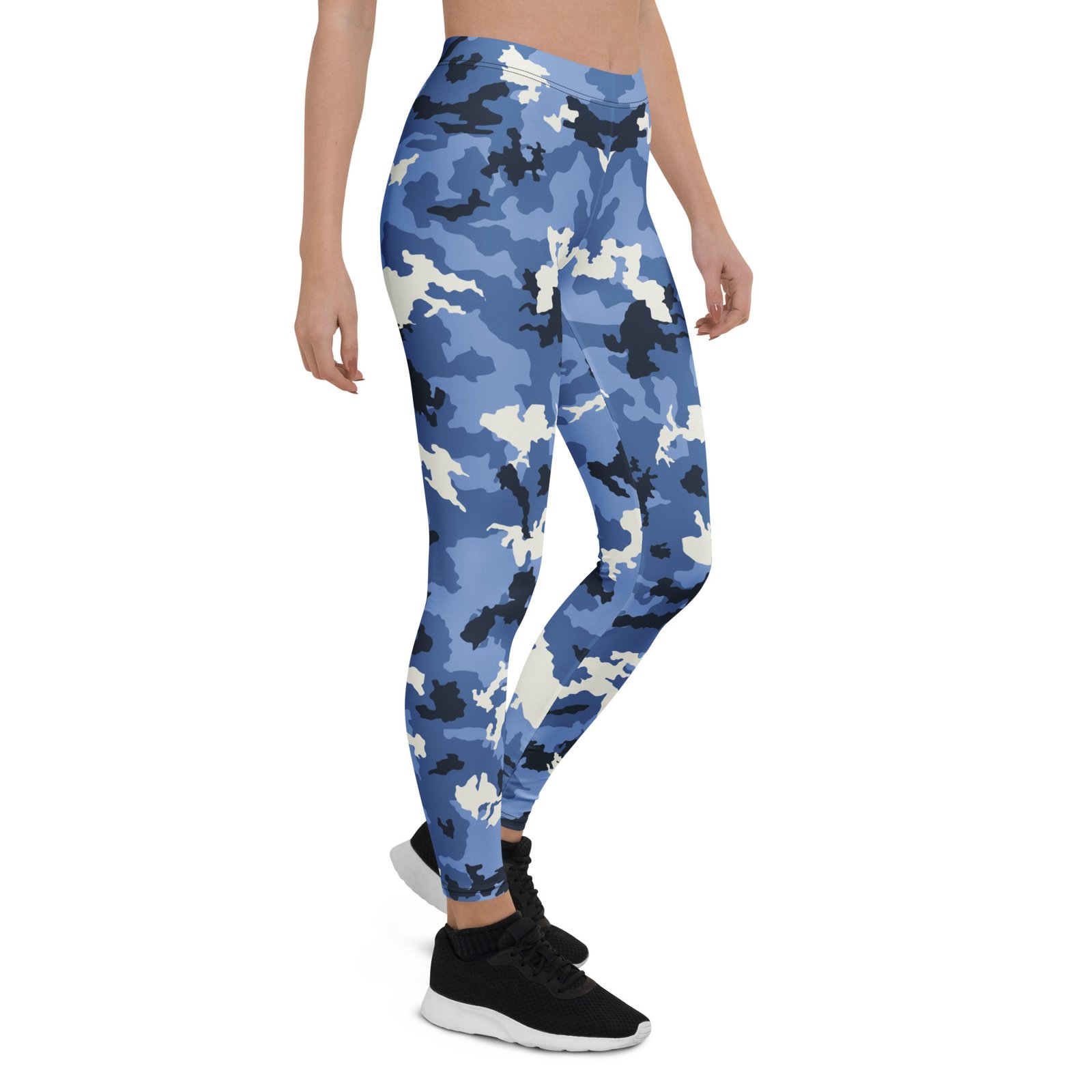 Blue Camo Leggings